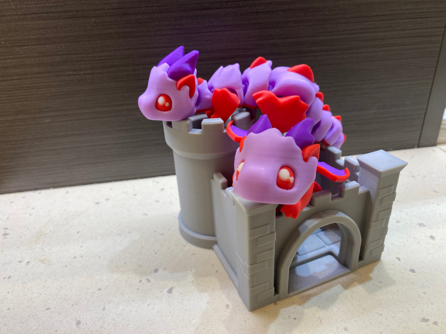 Dragons & Castle - 3D Printed Diorama