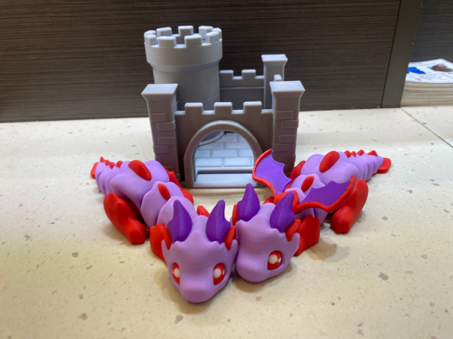 Dragons & Castle - 3D Printed Diorama