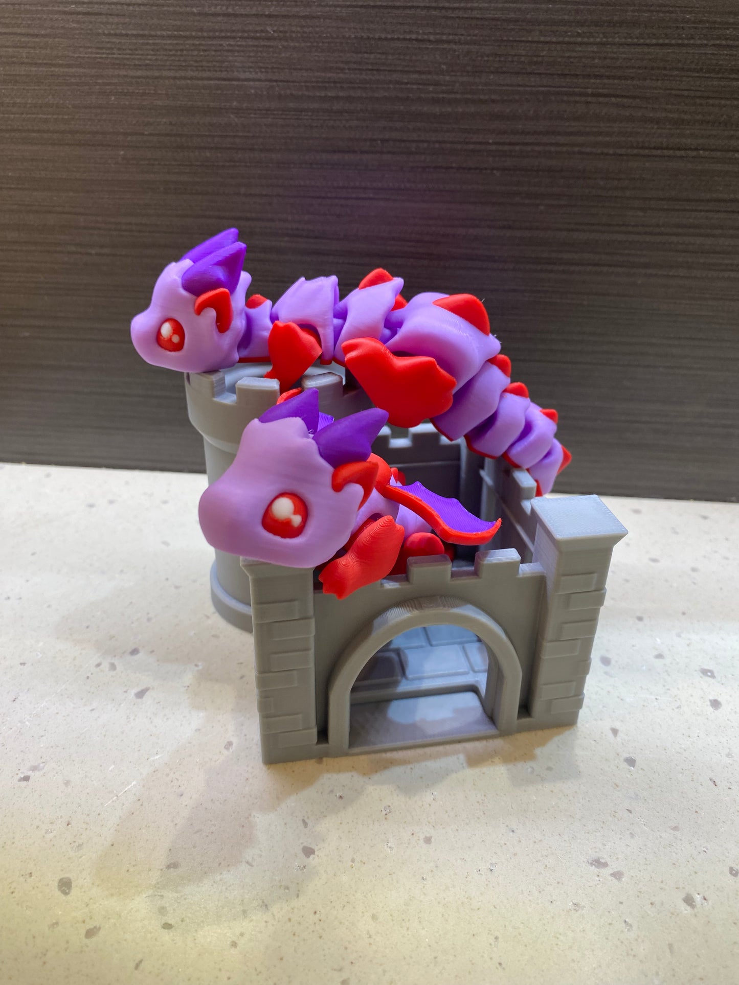 Dragons & Castle - 3D Printed Diorama
