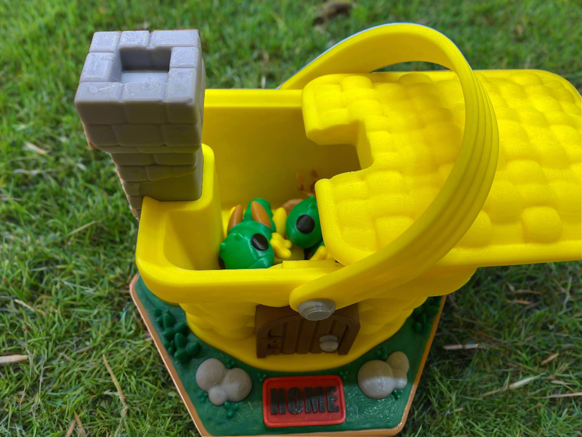 Grasshopper Picnic Basket - 3D Printed Diorama