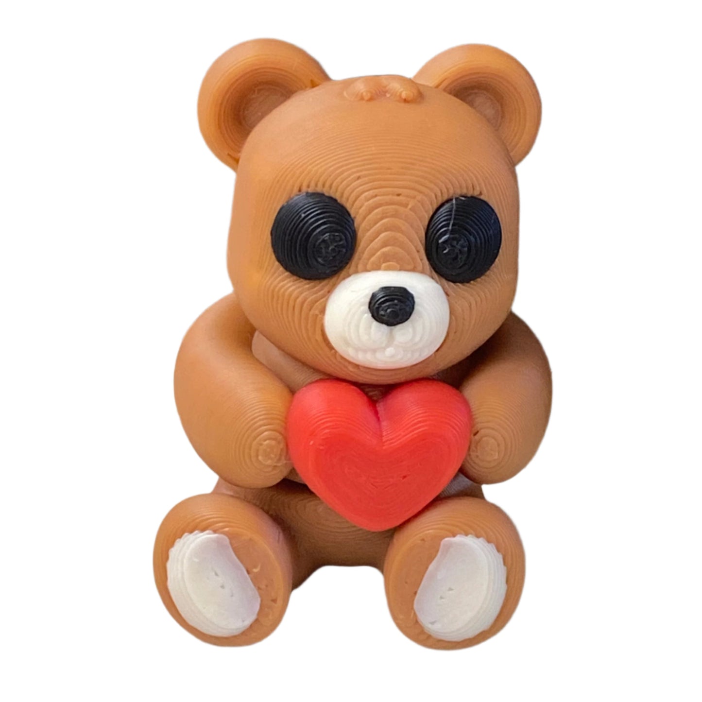 Bear w/ Red Heart - 3D Micro Creature